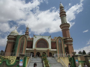Beautiful mosque in downtown Addis