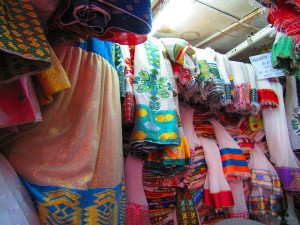 Traditional clothing stall