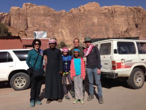 Saying farewell to our fabulous tour guide, Saleh
