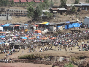 Saturday market in Gondar