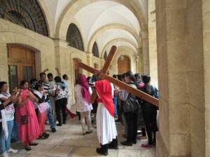 Station II -  Where Jesus receives the cross