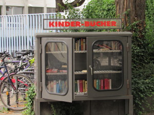A free little library in Mainz.