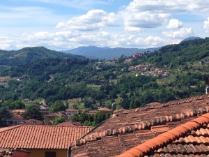 Views of Barga and the surrounding hills.