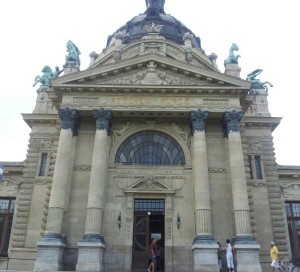 Front entrance to the baths.